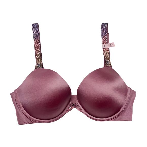 Victoria's Secret Sunset Ombré Shine Strap Push-Up Bra Purple Vapor Size 36D - Picture 1 of 4